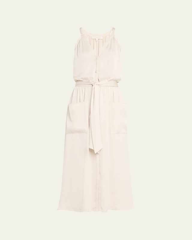 Amelia Belted Midi Skirt